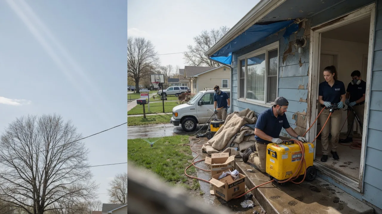 Basement Flood Cleanup in Avon, IL near me